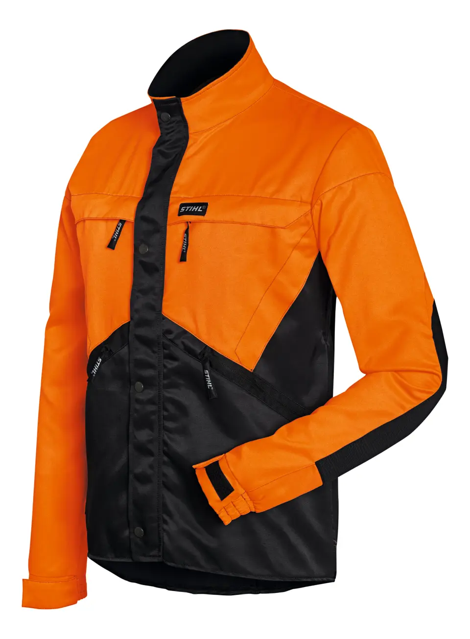 Jack, DYNAMIC, maat M, antraciet/refl. oranje