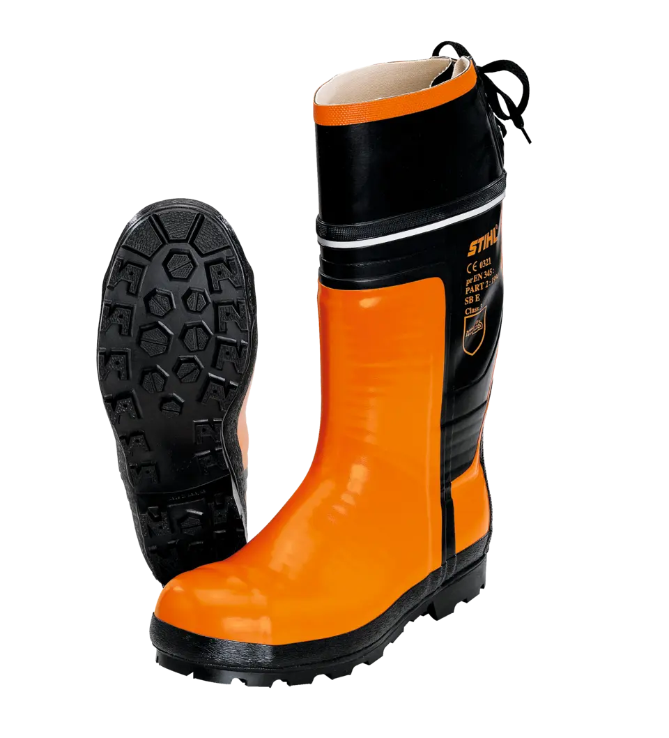 Rubberen laarzen, voor gebruik met kettingzagen, Special, maat 45
