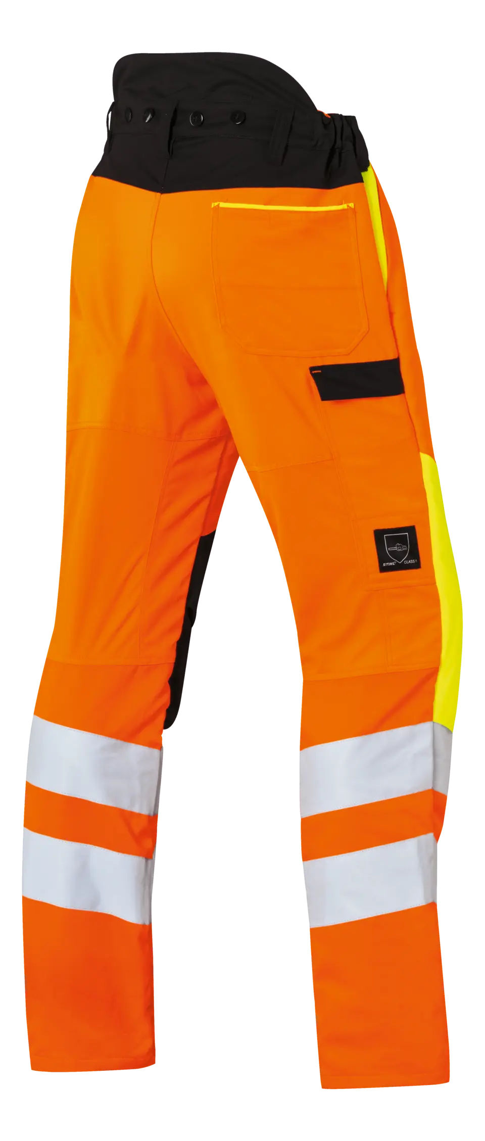 Reflecterende broek, met bescherming tegen snijwonden, Protect MS, maat XL